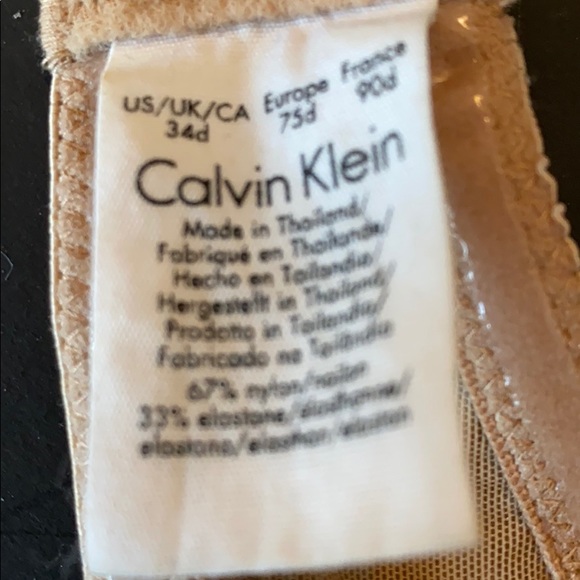 Calvin Klein strapless 34D bra - Picture 2 of 4